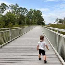 Historic Jamestowne - The boardwalk was great for the 1.5 year old.