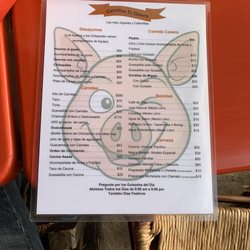 Carnitas El Güero - The menu, it's all so good!