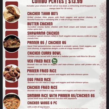 Dosa Boti - Dinner menu - Indian Near Me - Roswell, Georgia