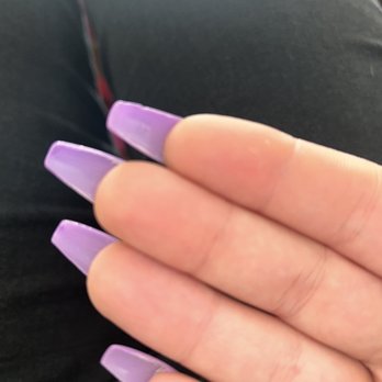 Sassy Nails - Jagged underneath. - Nail Salons Near Me - Coon Rapids, Minnesota