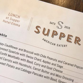 Supper - New American Near Me - San Antonio, Texas Supper - New American Near Me - San Antonio, Texas