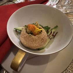 Chef Shack - First course: chickpea puff