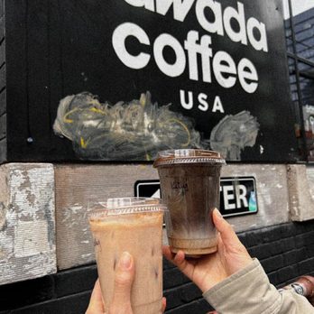 Sawada Coffee - chai latte and black camo latte - Coffee & Tea Near Me - Chicago, Illinois Sawada Coffee - chai latte and black camo latte - Coffee & Tea Near Me - Chicago, Illinois