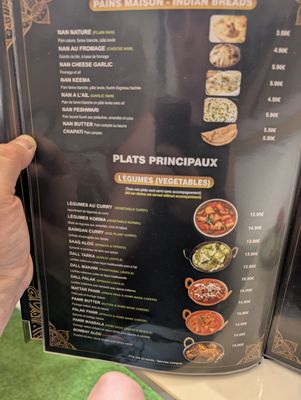 Menu photo 3 Taj Mahal Paris, 75