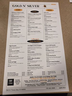 Menu photo 8 Gold 'N Silver Inn Reno, NV