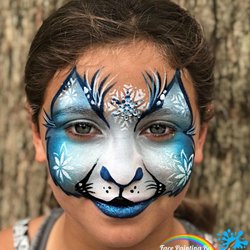 Face Painting by Donna - "Frozen" Kitty