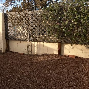 2 Brothers Landscaping - Backyard access area... and Honeysuckles. - Landscaping Near Me - Albuquerque, New Mexico