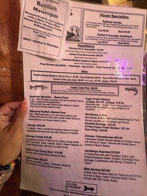 Menu photo 5 Coop's Place New Orleans, LA