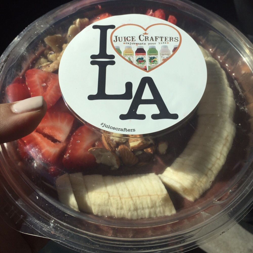 Juice Crafters - Açaí bowl is very big probably good enough for two people - Juice Bars & Smoothies Near Me - Los Angeles, California Juice Crafters - Açaí bowl is very big probably good enough for two people - Juice Bars & Smoothies Near Me - Los Angeles, California