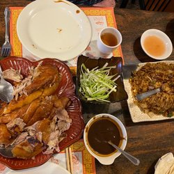 Imperial Inn - Peking Duck w crepes, hoisin sauce, and scallions/celery fabulous