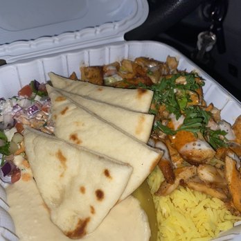 ShaQ - Chicken Shawarma Platter - Falafel Near Me - Santa Clara, California