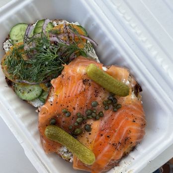 Courage Bagels - Garden & Simple Bagel: $20.97 - Bagels Near Me - Los Angeles, California
