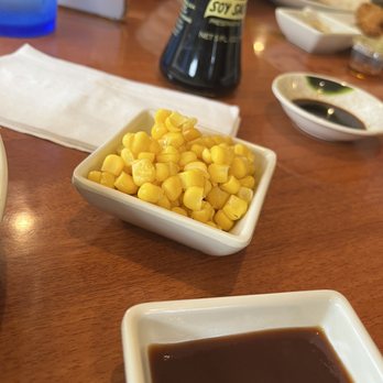 Fukuya Ramen - $3.00 side order corn in a sauce bowl - Ramen Near Me - Wahiawa, Hawaii