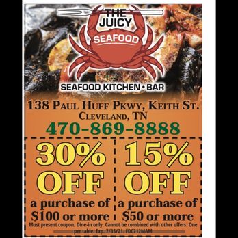 Juicy Seafood - Great savings!! - Seafood Near Me - Cleveland, Tennessee