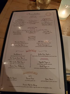 Menu photo 7 Claudette New York, NY
