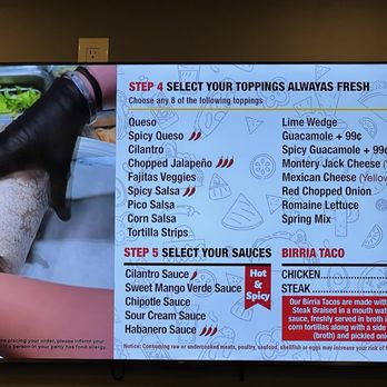 Taco Express Mexican Grill - Bayside - Another part of the menu - Mexican Near Me - Bayside, New York Taco Express Mexican Grill - Bayside - Another part of the menu - Mexican Near Me - Bayside, New York