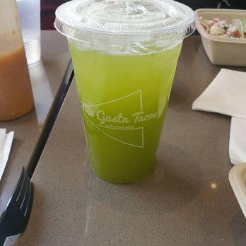 Me Gusta Tacos - Pineapple basil Agua fresca, it's my favorite one so far - Tacos Near Me - Henderson, Nevada