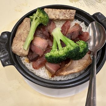 Golden Swan Restaurant - Chinese sausage bowl rice - Dim Sum Near Me - Vancouver, British Columbia