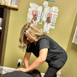 Back In Line Chiropractic - Dr. Bense treating a patient