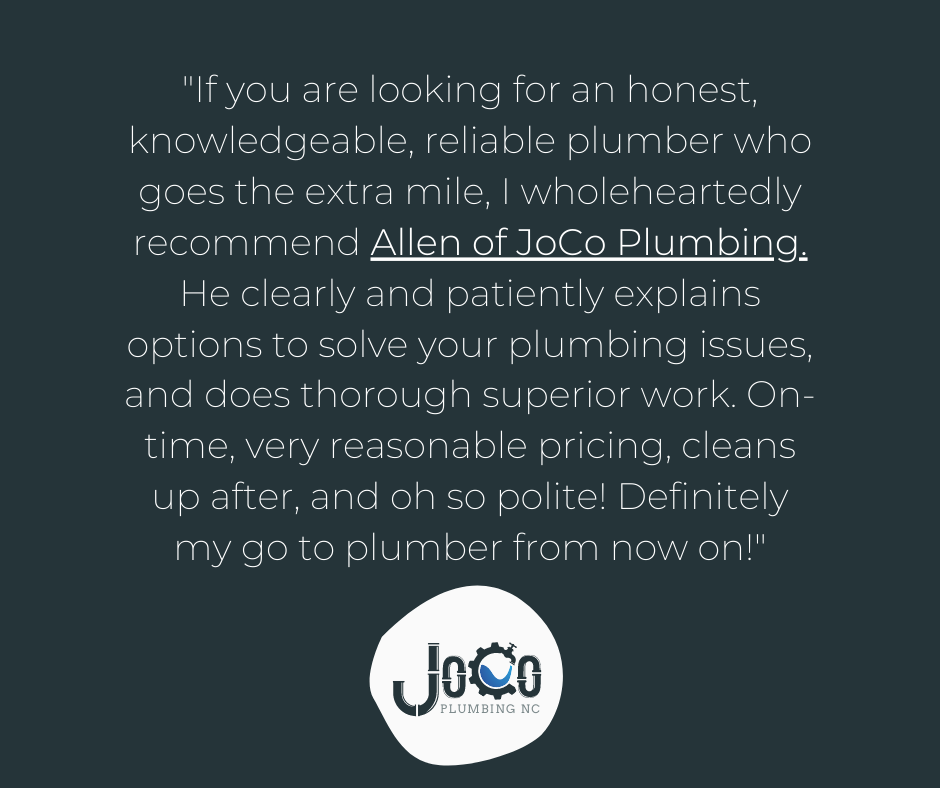 Slide of JoCo Plumbing NC