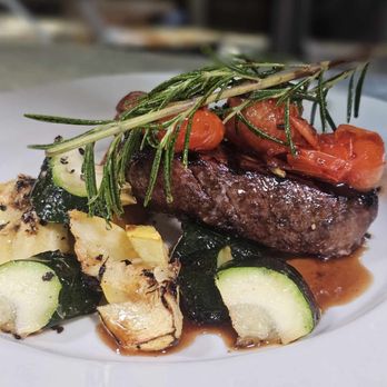 The Fred - a plate of meat and vegetables - Seafood Near Me - Boonville, Missouri