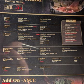 Wagyu Master - menu - Japanese Near Me - San Jose, California
