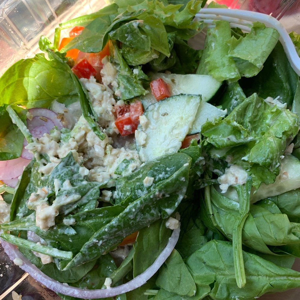 The Bagel Tree Cafe - Thai ckn salad. Was good!! - Bagels Near Me - Roseburg, Oregon