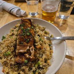 Salon bowl with fried rice