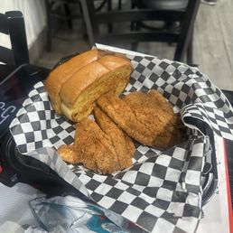 2pc Fish Special / 1 Side (cajun tilapia / garlic bread) 2pc Fish Special / 1 Side (cajun tilapia / garlic bread)
