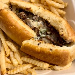 Milano's Pizza - BY FAR the best Philly I've ever had!!! HIGHLY recommend!!!         Pictured: Philadelphia Philly Cheesesteak (add jalapeños)