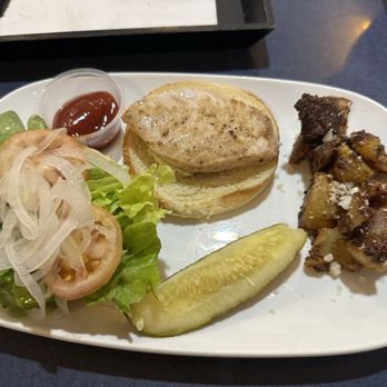 Ōhelo cafe - Fish sandwich - not that filling but delicious - Hawaiian Near Me - Volcano, Hawaii Ōhelo cafe - Fish sandwich - not that filling but delicious - Hawaiian Near Me - Volcano, Hawaii