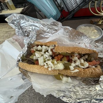 DeFranko's Submarines - Large Pepper Steak Sandwich, the best! - Italian Near Me - Los Angeles, California