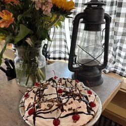 The Train Station Grill - Banana Split Pie