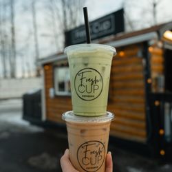 Fresh Cup Espresso - Iced Matcha & White Mocha