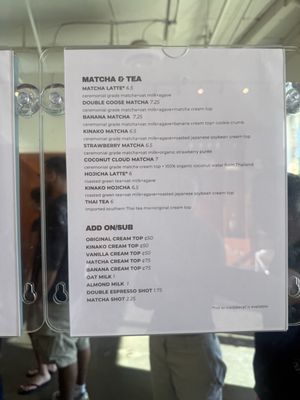 Menu photo 2 Goose Coffee Rancho Cucamonga, CA