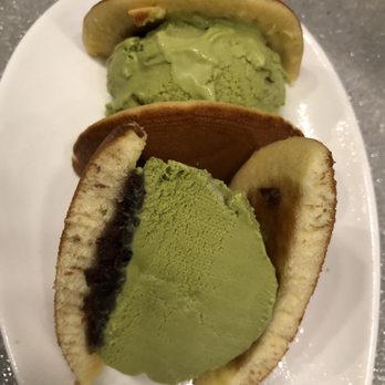 Zakkushi on Queen West - Dorayaki matcha ice cream - Japanese Near Me - Toronto, Ontario Zakkushi on Queen West - Dorayaki matcha ice cream - Japanese Near Me - Toronto, Ontario