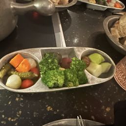 Cheese fondue dippers Cheese fondue dippers