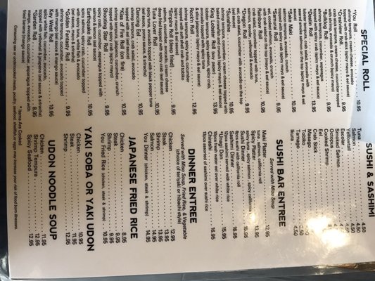 Menu photo 5 You Sushi & Hibachi Crestview, FL