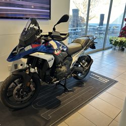 BMW Performance Center - One of the bikes on display.