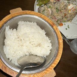 Steamed rice
