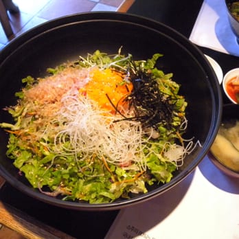 Awon - "hwe dup bap" (sashimi on rice with red chili paste) with sides - Japanese Near Me - Los Angeles, California Awon - "hwe dup bap" (sashimi on rice with red chili paste) with sides - Japanese Near Me - Los Angeles, California