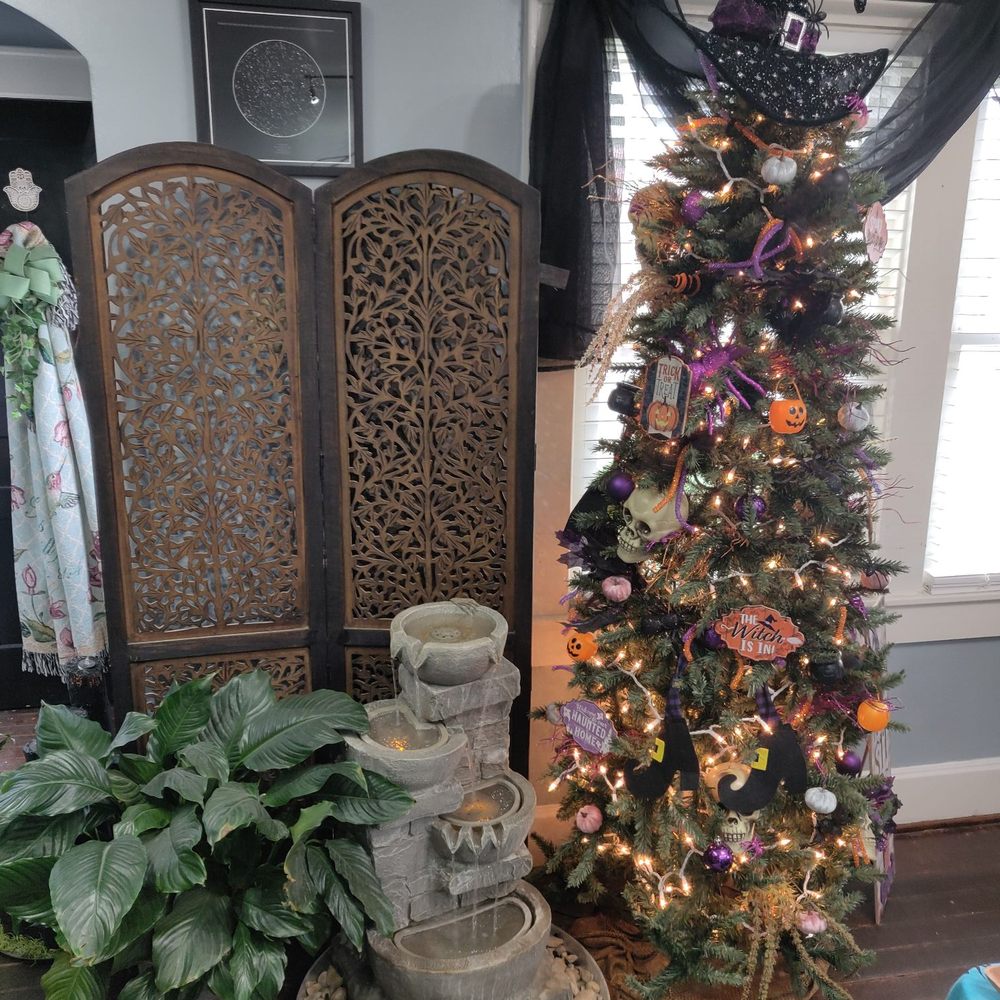 Crystal Coven Mystic Cottage - Halloween Decorations and a Wonderful Water Feature - Jewelry Near Me - Winchester, Kentucky Crystal Coven Mystic Cottage - Halloween Decorations and a Wonderful Water Feature - Jewelry Near Me - Winchester, Kentucky