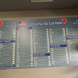 Pizzeria da Carmine - Menu