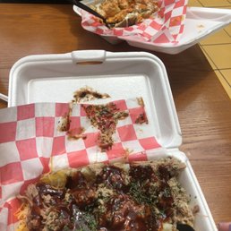 Bbq potato and the buffalo chicken potato Bbq potato and the buffalo chicken potato
