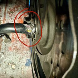 E Transportation Solution Ebike - Frayed hall sensor wires needing attention before repair.