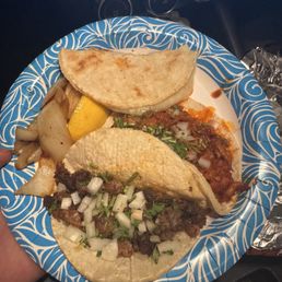 Pastor and asada with free quesadilla