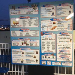 Eskamoe's Frozen Custard & More - Menu board