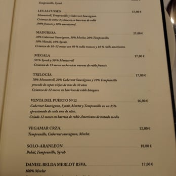 Alqueria de la Mar - Carta - Seafood Near Me - Valencia, V