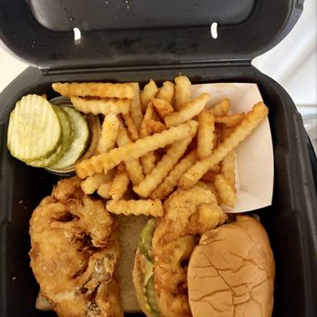 Dave's Hot Chicken - Cauli Dave's #3: 1 Cauli Tender & 1 Cauli Slider w/ Fries - Chicken Shop Near Me - Columbia, South Carolina