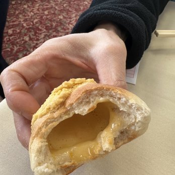 Golden Seafood Restaurant - Baked sweet egg yolk with pineapple topping bun - Seafood Near Me - Edison, New Jersey